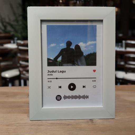 Jual Spotify Music Frame Cetak Frame Hadiah Kado Bingkai Keren