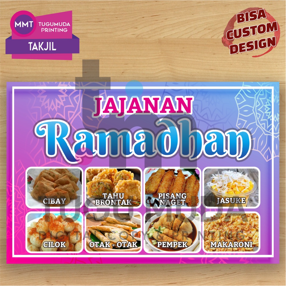 Jual Cetak Spanduk|Banner|MMT -JUAL JAJANAN RAMADHAN-JUAL TAKJIL-BUKA