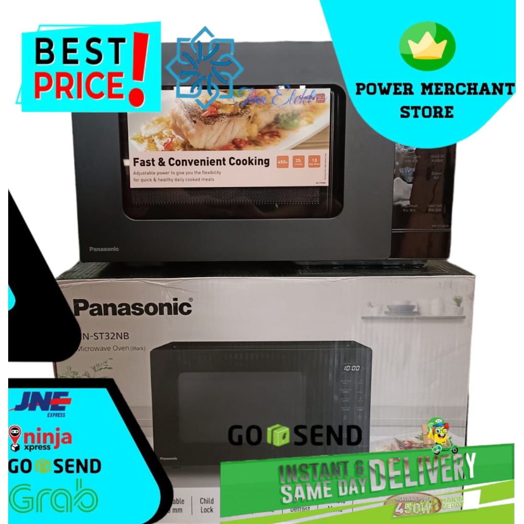 Jual Panasonic Microwave LOW WATT 25 Liter 450Watt NNST32HMTTE