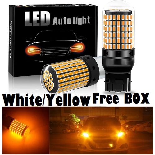 Katur 7440 LED: 2 Lampadine Super Luminose Da 800 Lm Per Frecce, Retromarcia E Luci Posteriori - Bianco Freddo
