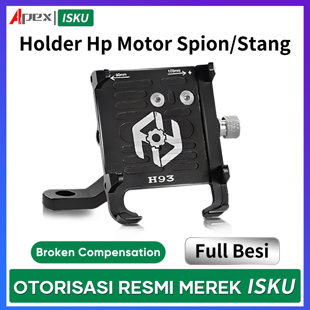 Jual Holder Hp Motor Full Besi Spion Phone Holder Hp Motor Beat Holder Hp Motor Stang Tempat Hp