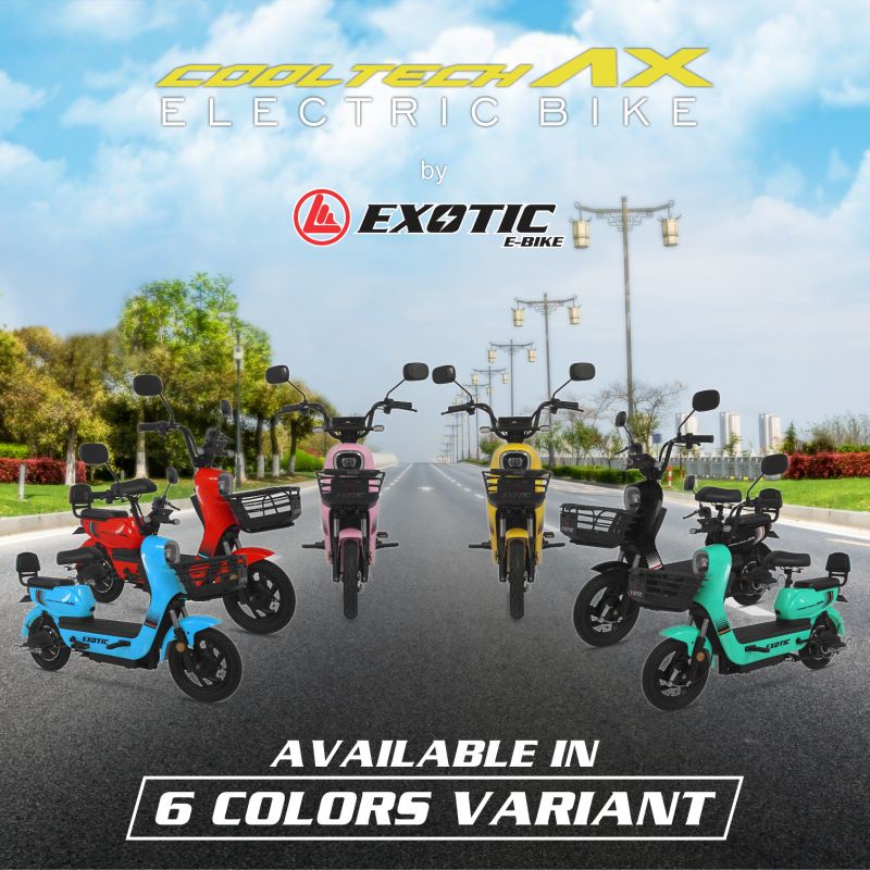 Jual sepeda listrik exotic pacific groza x6. groza mx. scooter Shopee
