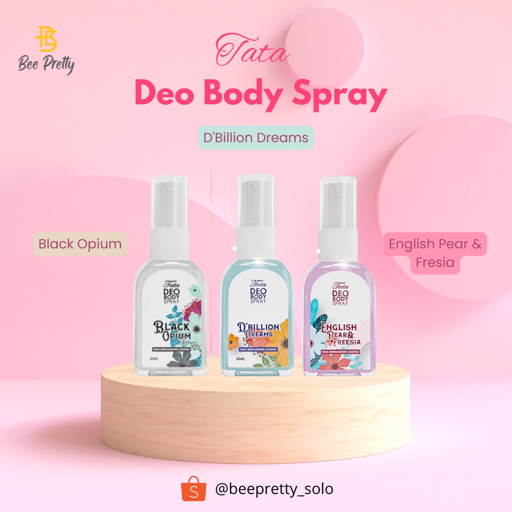 Jual Tata Deo Body Spray 30ml / Deodorant Spray / English Pear