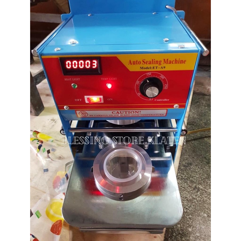 Jual Mesin Press Gelas Cup Sealer Auto A Small Cup Plus Digital