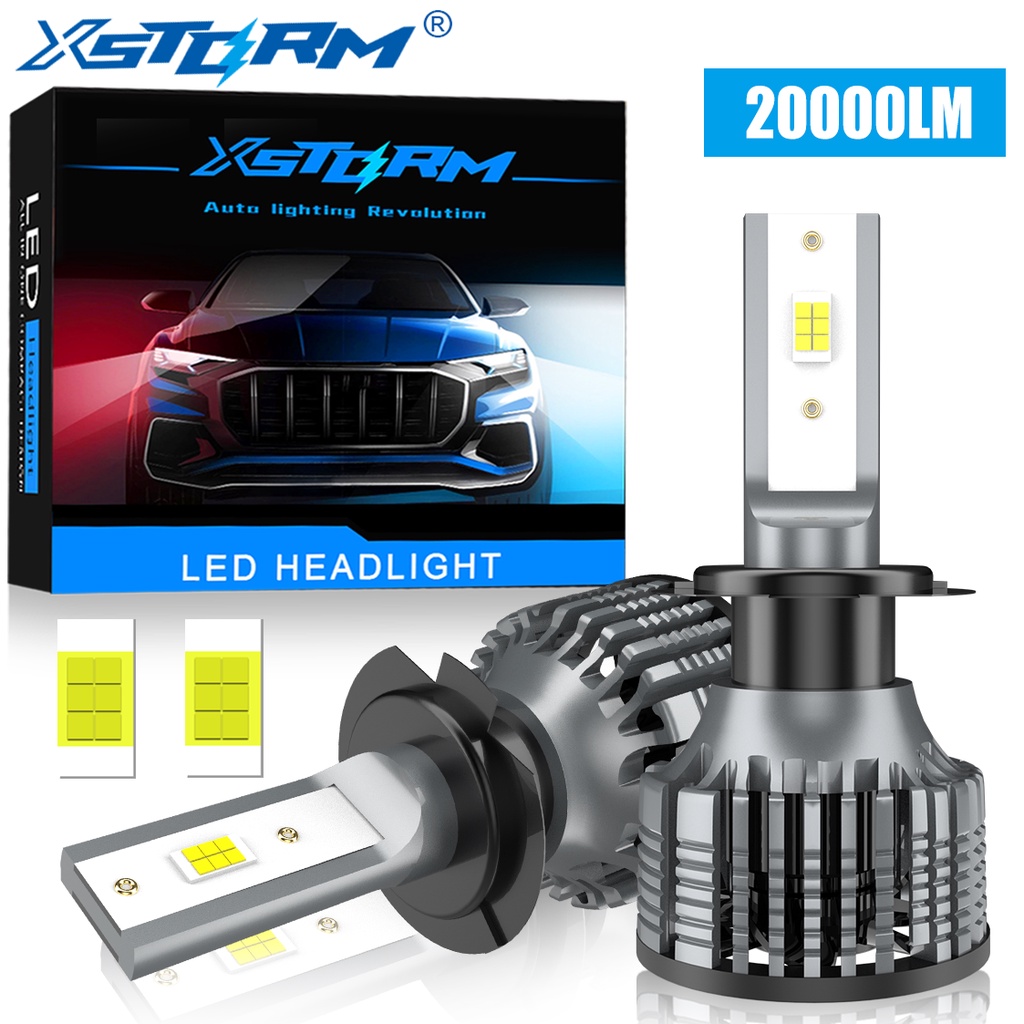 Jual XSTORM 2pcs Led H4 H11 Lampu Depan 80W LED 20000LM Mobil H1 LED H7