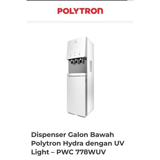 Jual Dispenser Polytron Pwc Wuv Galon Bawah Pwc Wuv Pwc Shopee Indonesia