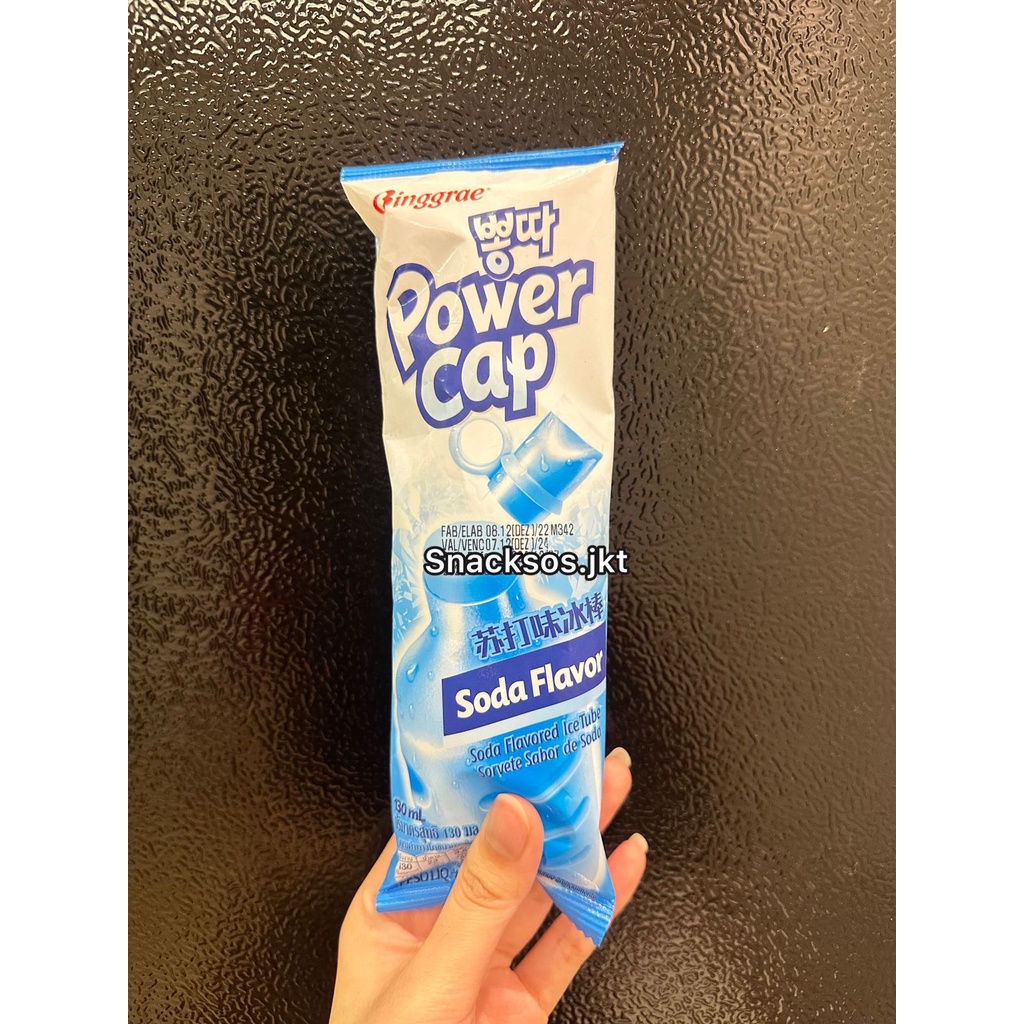 Jual MBVL3761 TEBUS MURAH BINGGRAE POWER CAP ICE TUBE SODA / WATERMELON / BANANA KOREA Shopee