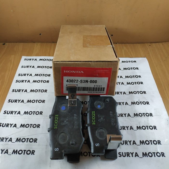 Jual Kampas Rem Belakang Suzuki XOver Orisinil Lelang (43022S3N000) Sae Shopee Indonesia