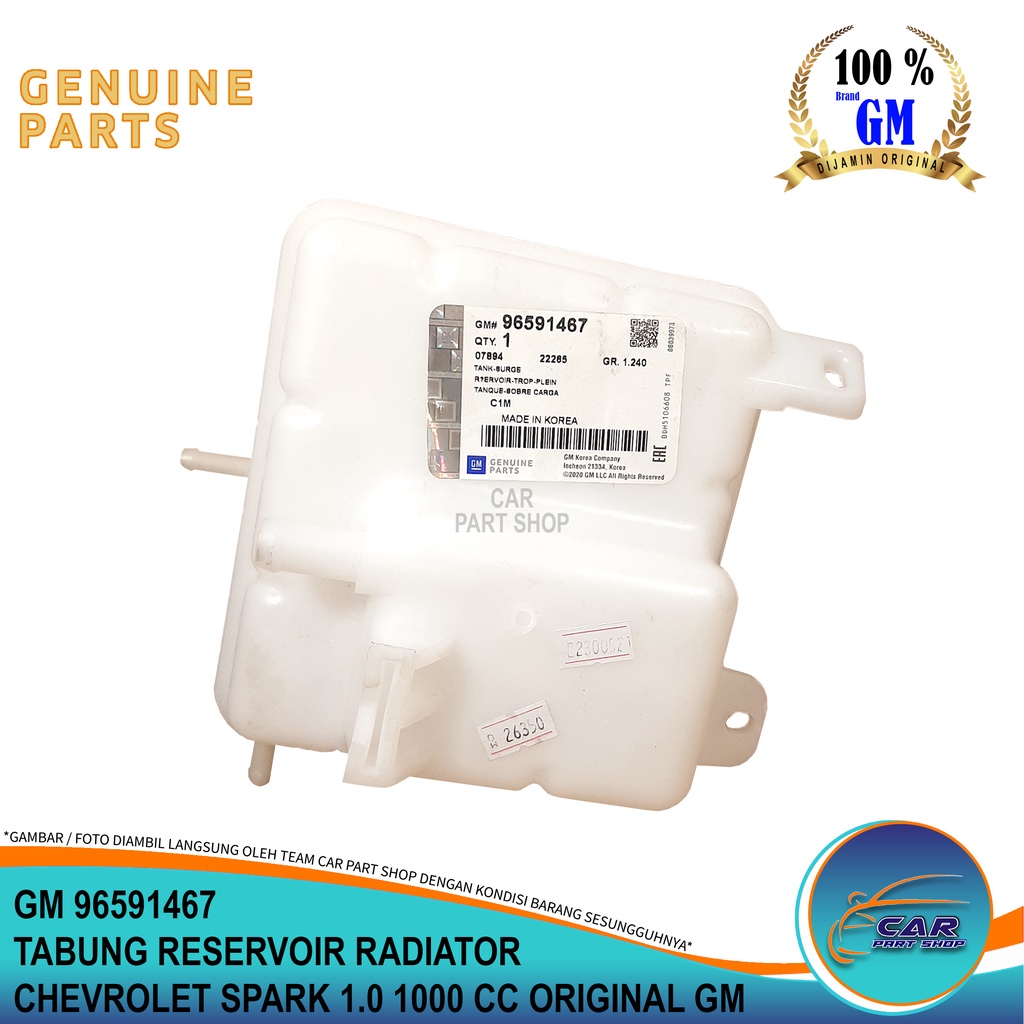Jual TABUNG RESERVOIR RADIATOR CHEVROLET SPARK 1.0 1000 CC ORIGINAL GM ...