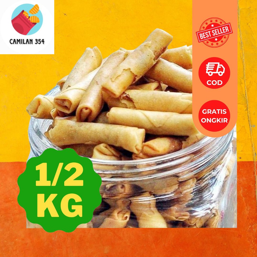 Jual [500GRAM] Sumpia Isi Abon Ayam Dan Udang - 1/2kg / Sompya Sompia ...