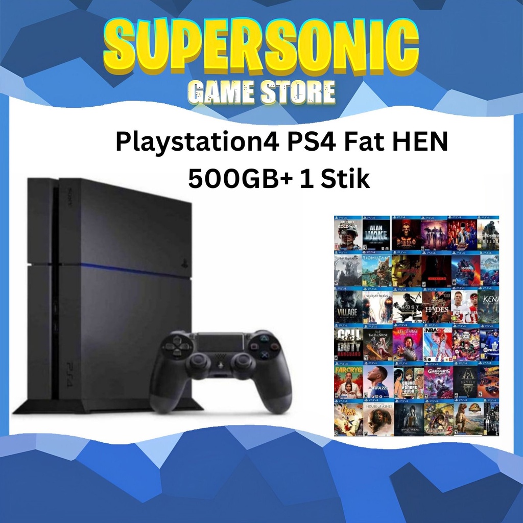 Jual Playstation PS4 Slim 500GB/ Fat 500GB/ Pro 1TB Stik