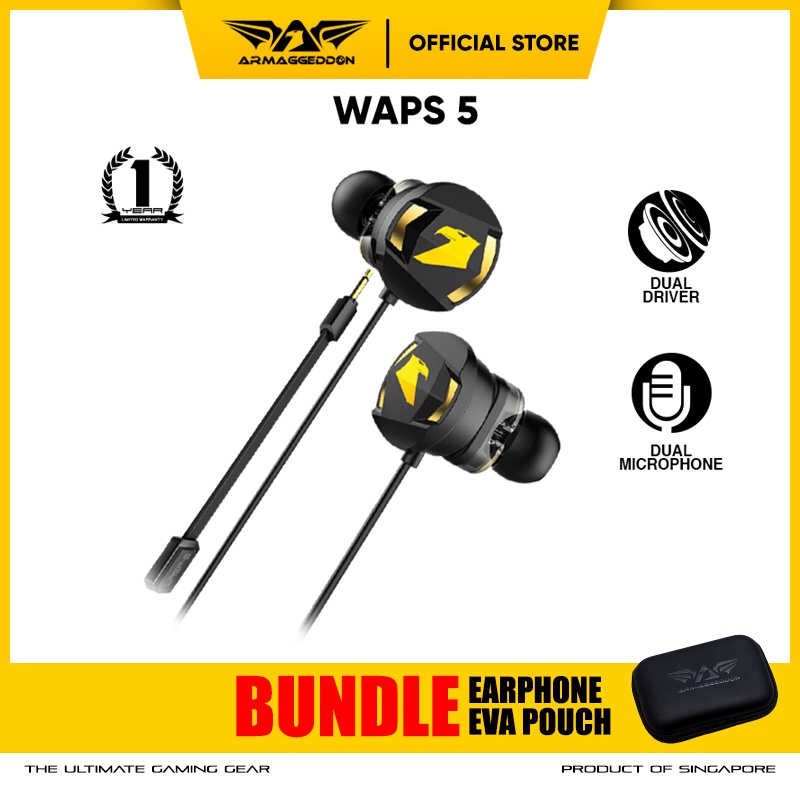 Armaggeddon earphone wasp 5 new arrivals