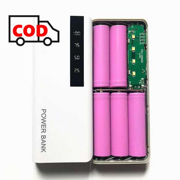 Jual Case Power Bank DIY 5x18650 Casing Powerbank Rakitan 2 Port Display Pengisian Daya Cepat