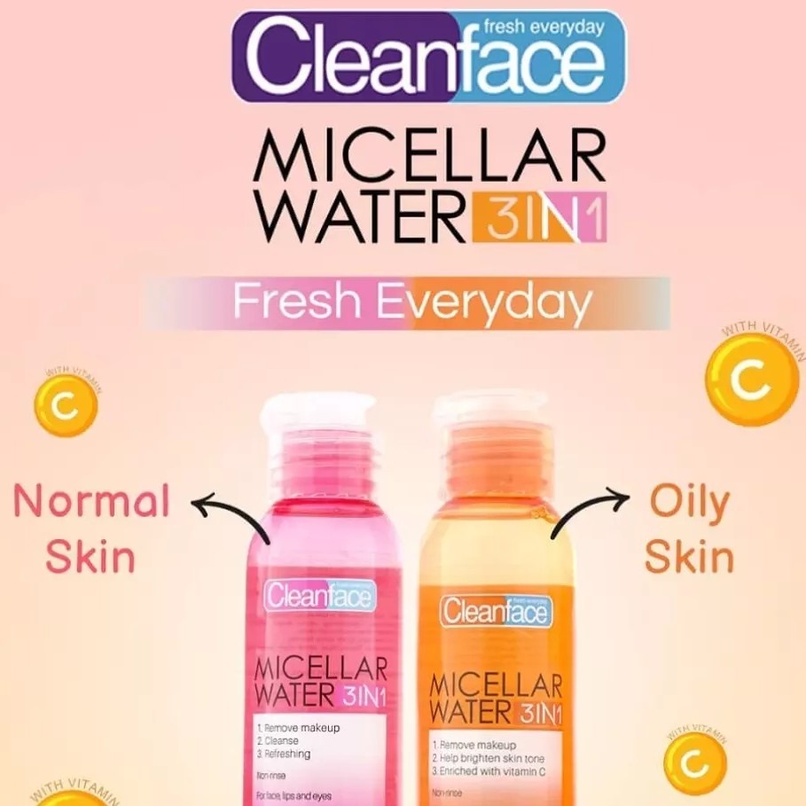 Jual Cleanface Micellar Water 3in1 250ml | Shopee Indonesia