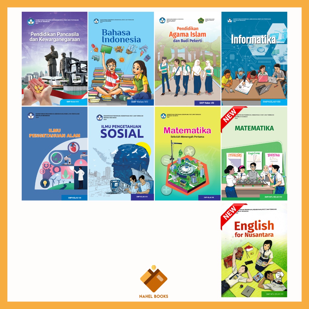 Jual (PER PAKET / BUNDLING) BUKU KURIKULUM MERDEKA SMP KELAS 8 ...