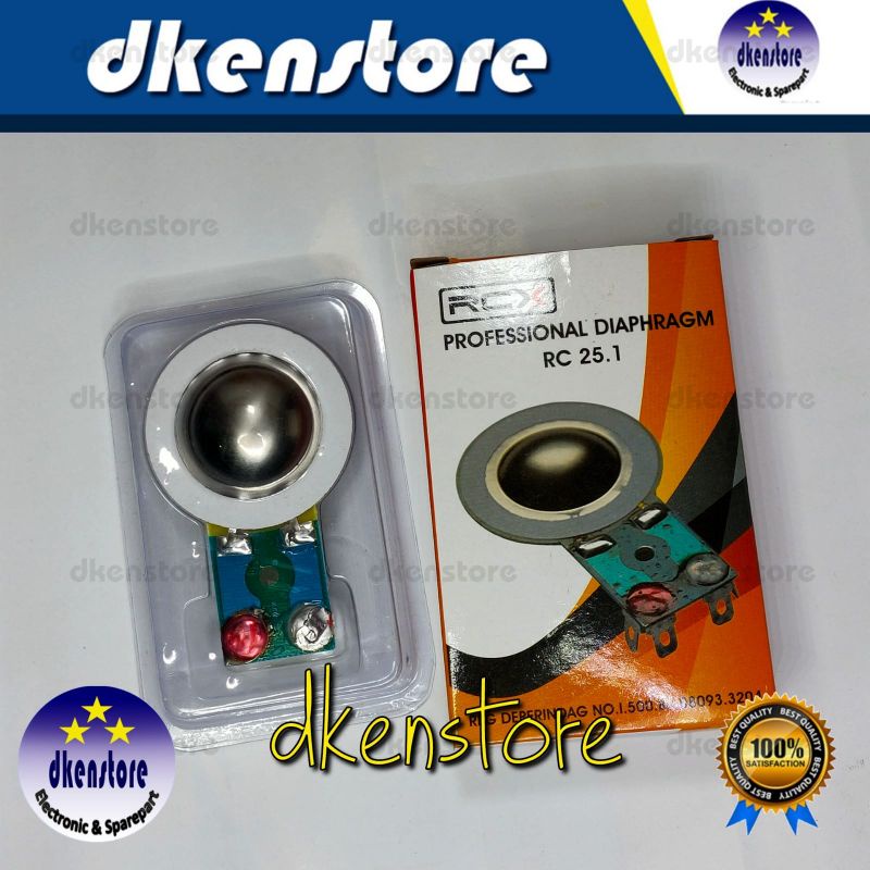 Jual Spool Driver Tweeter 25.4mm 25,4 twiter umum titanium Rcx dastech ...