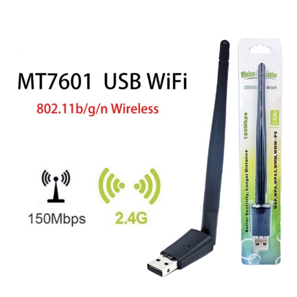 Jual USB WiFi 7601 Wireless Adapter WiFi Dongle MT7601 Universal Antena ...