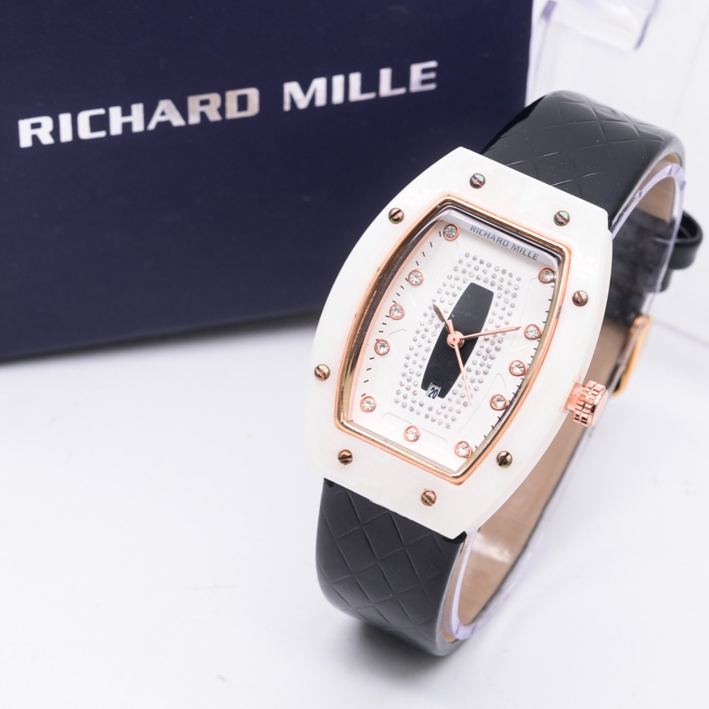 Jual BISA COD Jam Tangan Wanita Richard-Mileee RM Kulit body