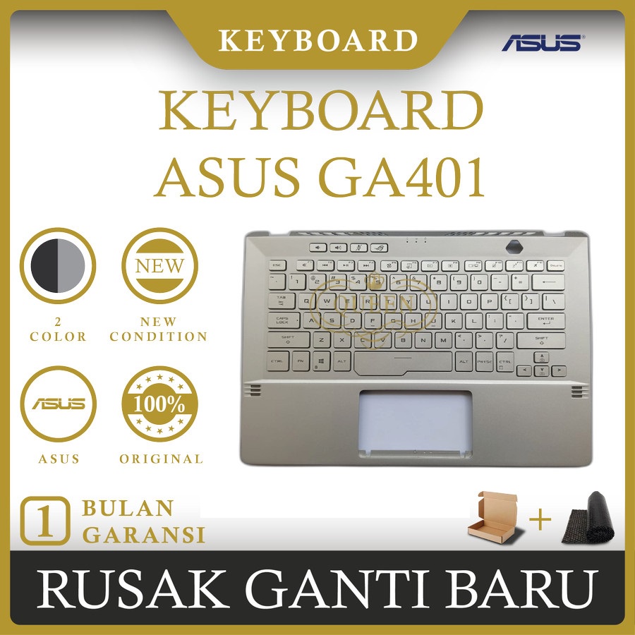 CASEDAO Cover In Silicone Per Tastiera ASUS ROG Zephyrus G14 GA401 (GA401IV/GA401IU/GA401IH/GA401II) - Ultrasottile 0,3mm, Protegge Da Polvere E Liquidi, Layout USA, Colore Nero - 4