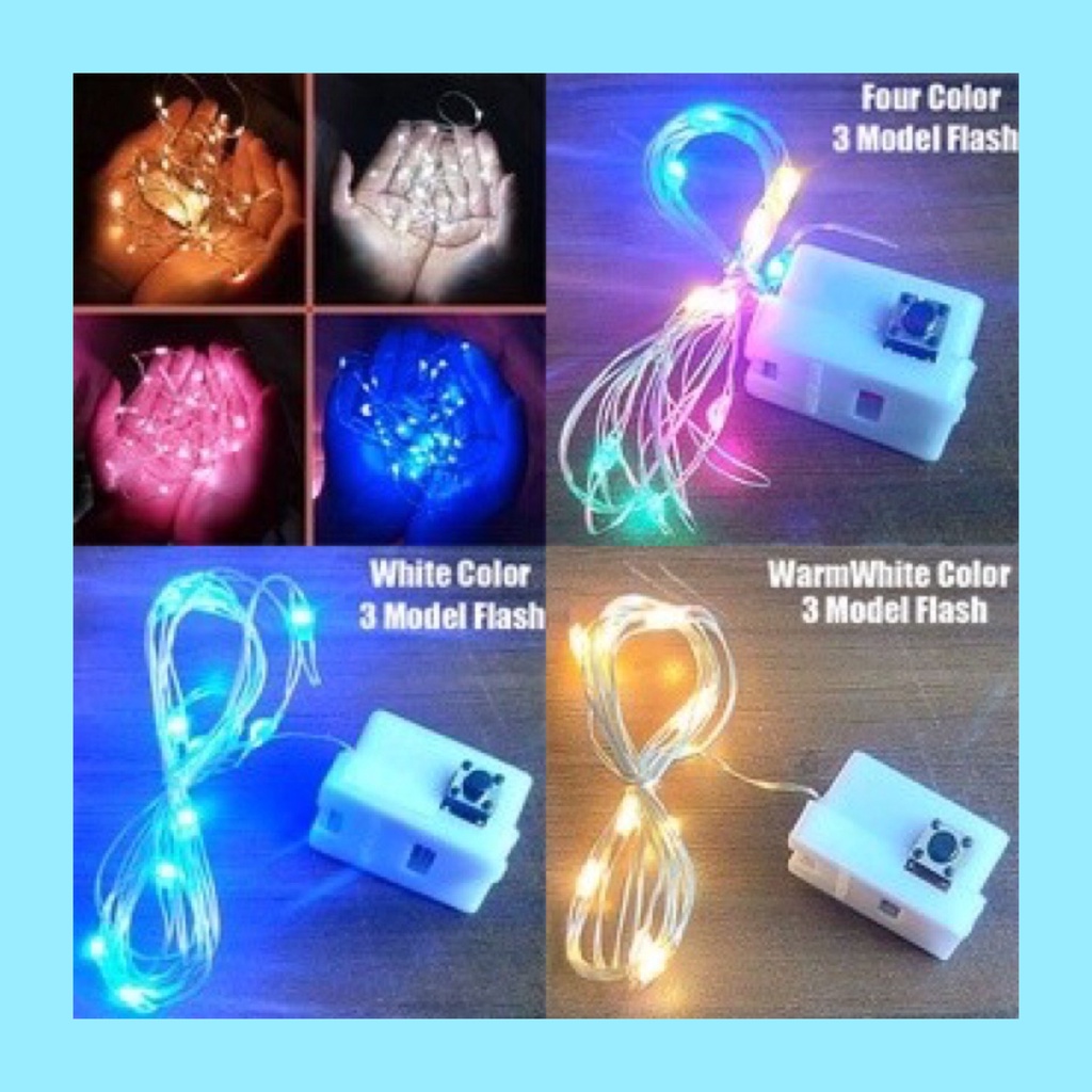 Jual Lampu Kawat Led Tumblr Meter Portable Shopee Indonesia