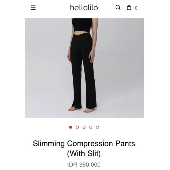 Black Slimming Compression Leggings (Long) - Hellolilo