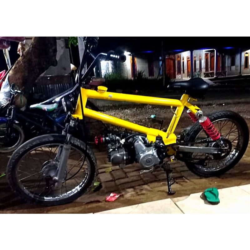 Frame best sale motor bmx