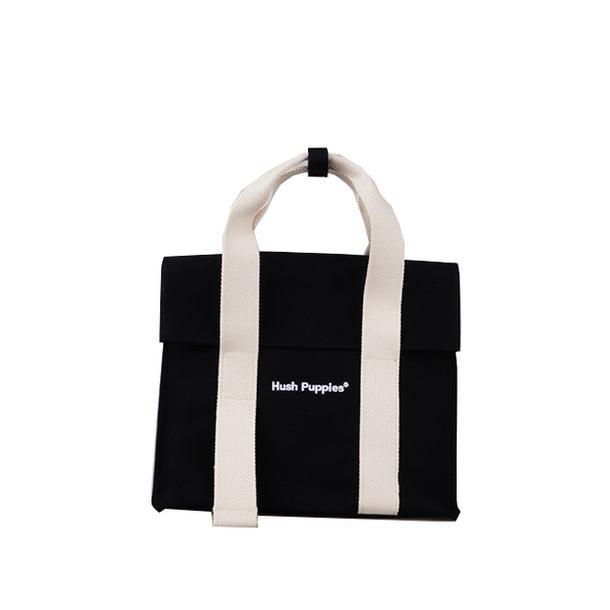 Jual Hush Puppies Canvas Flap Bag In Black Shopee Indonesia