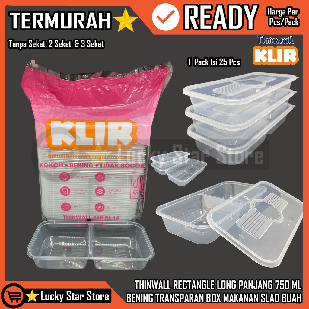 Jual THINWALL TINWALL THINWALL KLIR RECTANGLE LONG PANJANG BOX KOTAK ...