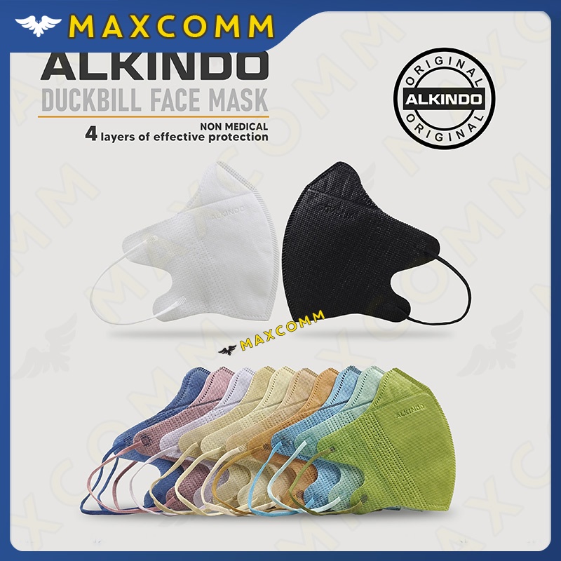 Jual Masker Alkindo Duckbill Garis Isi 50 Masker Sekali Pakai Non Medis ...