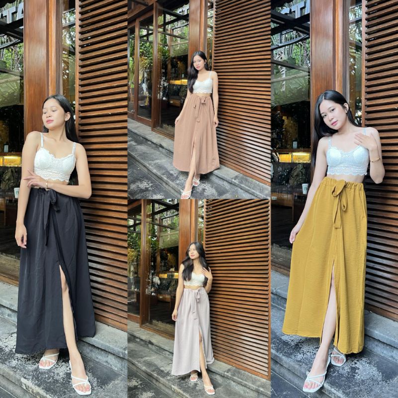 Jual ROK Butterfly - Korean style - Rok kasual - Rok polos - Rok pantai ...