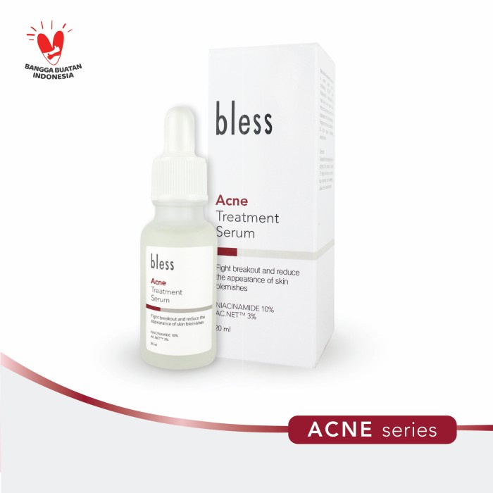 Jual Bless Acne Treatment Serum 20ml | Fight Breakout And Reduce The ...