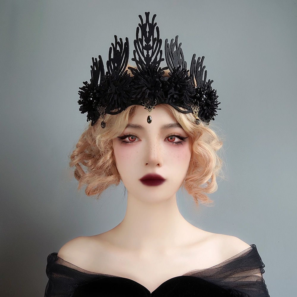 Jual Abad Pertengahan Royal Mahkota Ratu Putri Headpiece Gothic Berduri