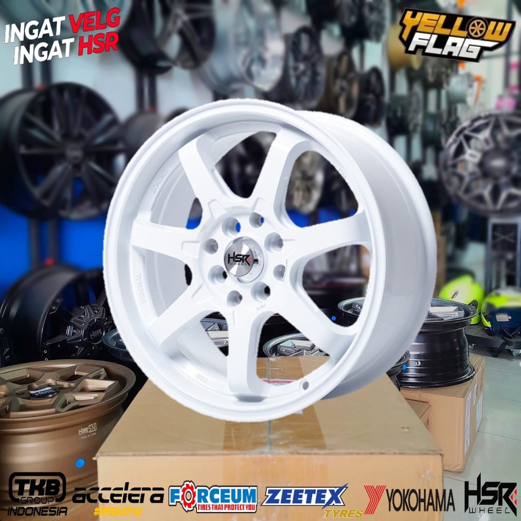 Jual Velg Racing Murah Ring 16 Type Boroko Tjh Putih HSR Velg Mobil Veloz Kijang Shopee Indonesia