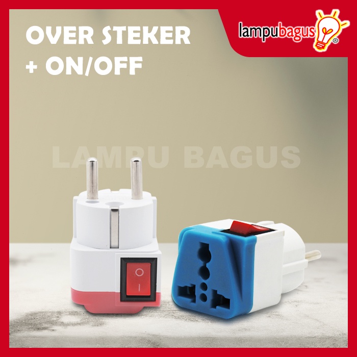 Jual Over Steker Saklar on off / Colokan Kaki 3 Serbaguna + Saklar On ...