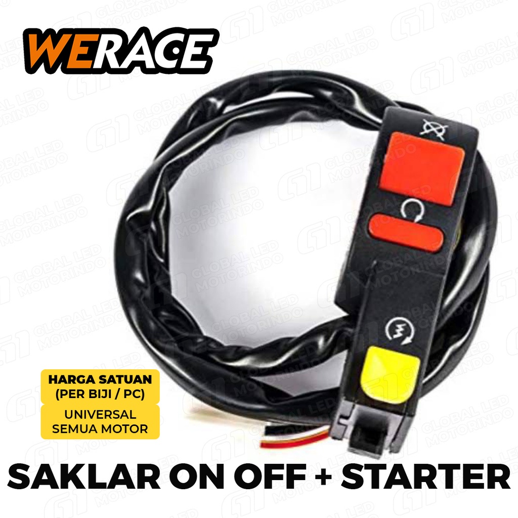 Jual Saklar On/Off / Switch On Off Lampu Motor + Starter motor | Shopee ...