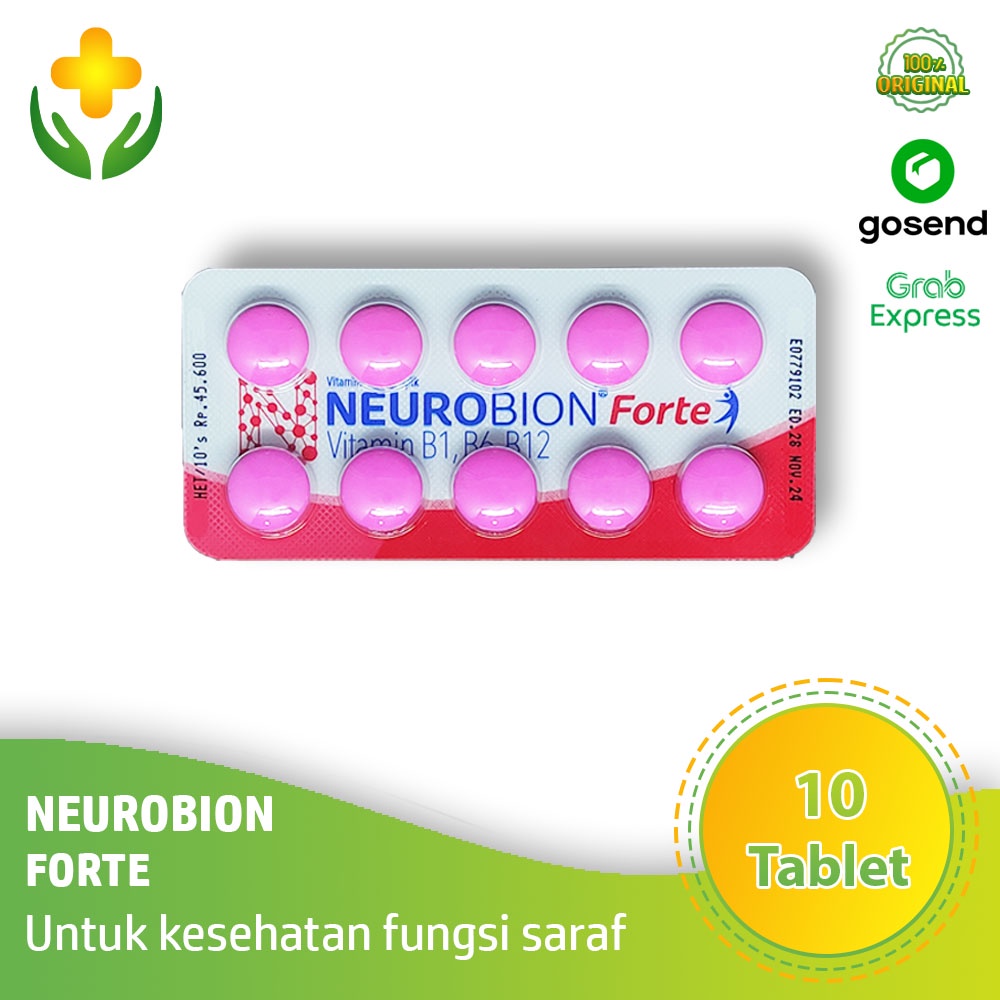 Jual Neurobion Forte 10 Tablet Vitamin Saraf Vitamin B Kompleks