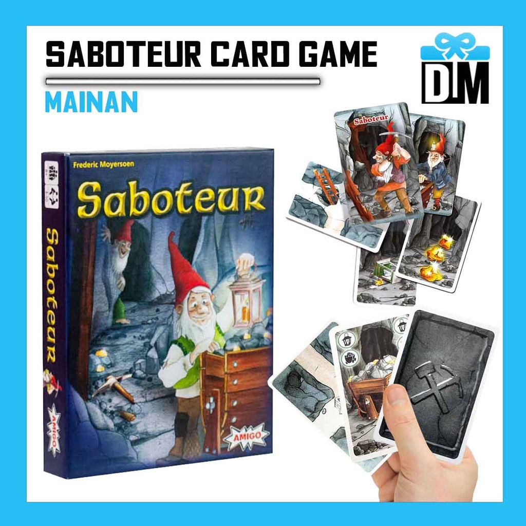 Jual Kartu Mainan Saboteur Werewolf Game Card Sabotase Kurcaci Penggali