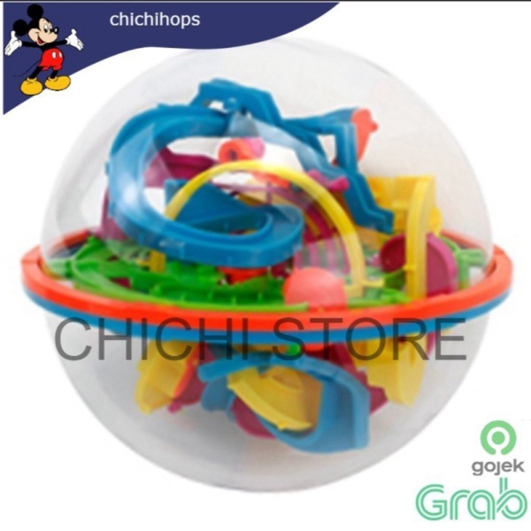 Jual Jual Steps Labyrinth Puzzle Ball 3D Maze Intellect Kids Toy Magic ...