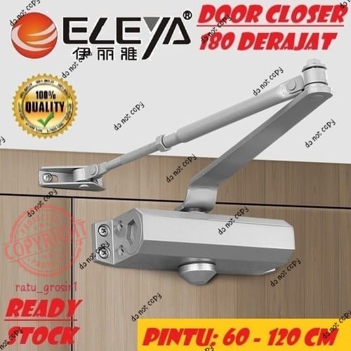 Jual Otomatis Door Closer Penutup Pintu Otomatis Menahan 180 Derajat ...