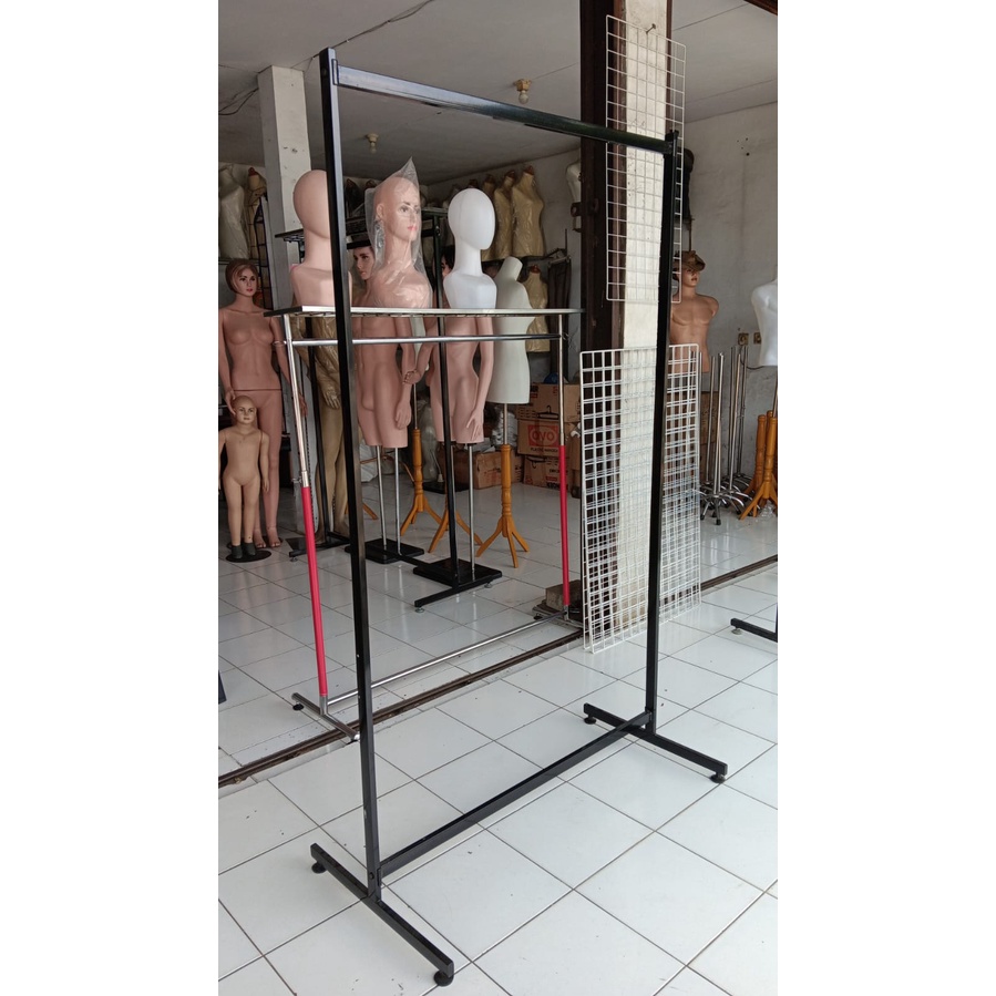 Jual GAWANG BAJU KOTAK GAMIS - gantungan baju - gawang baju besi ...