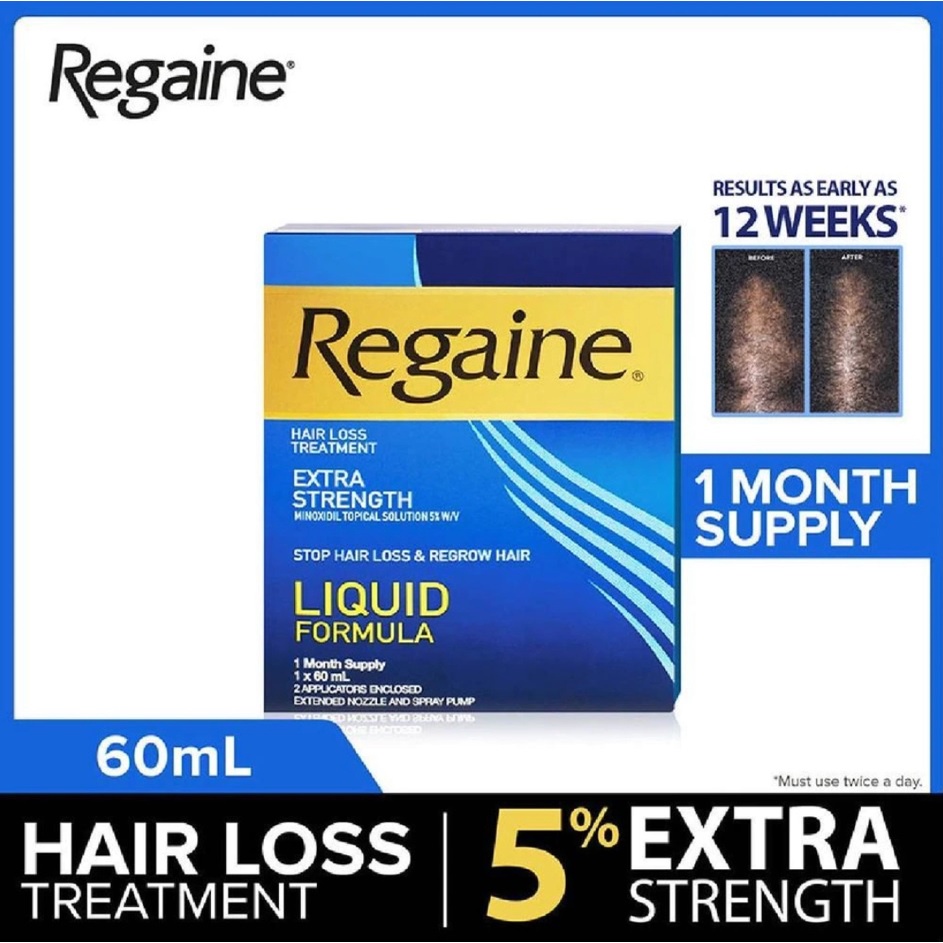 Jual Regaine Extra Strength Hair Loss Treatment 5 Minoxidil Solution 60ml Shopee Indonesia 9524