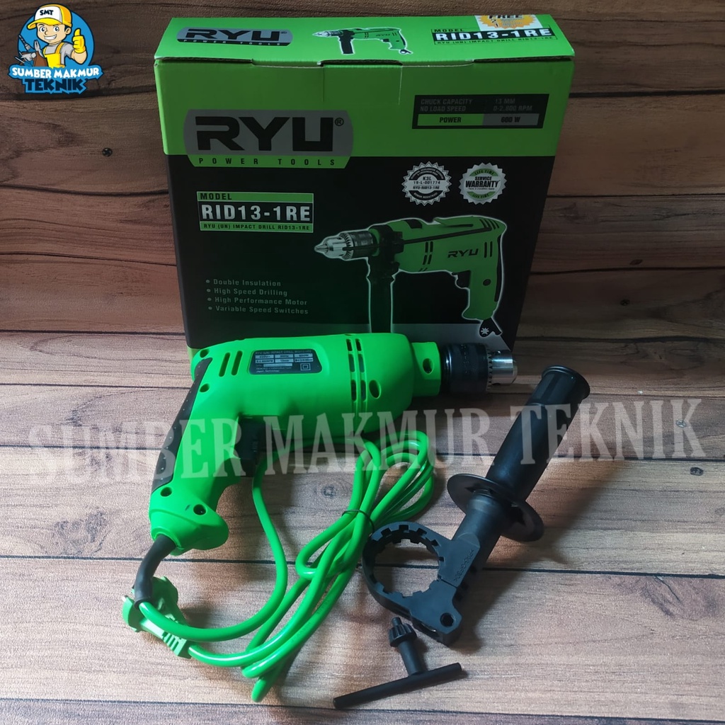 Jual Mesin Bor Listrik 13mili Ryu RID13-1RE RID 13 - 1 RE Variable ...