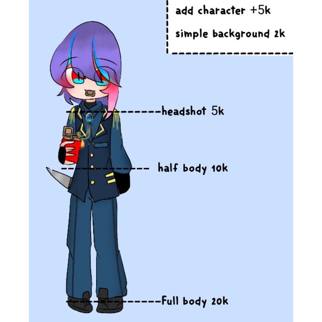 Jual open commission style 2(chibi) | Shopee Indonesia