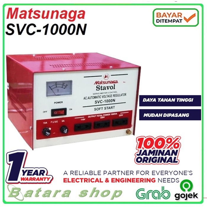 Jual Stabilizer Stavolt Matsunaga Watt Svc N Stabilizer