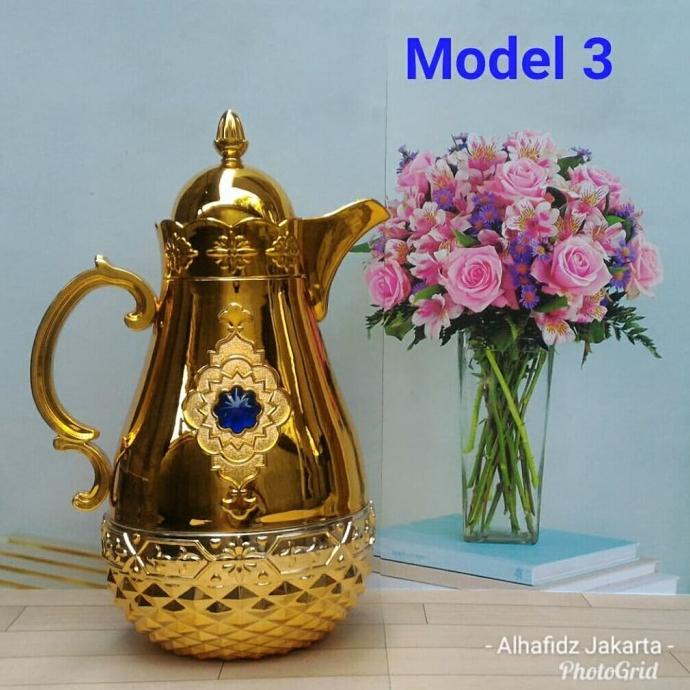Jual Teko Arab Air Zam Zam Cantik Vacuum Flask / Teko Arab Vacuum Flask