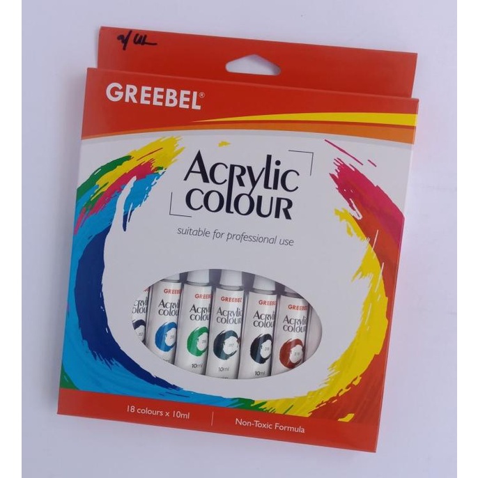 Jual Salwa Cat Acrylic Grebel 18 Warna (10 Ml) Shopee Indonesia