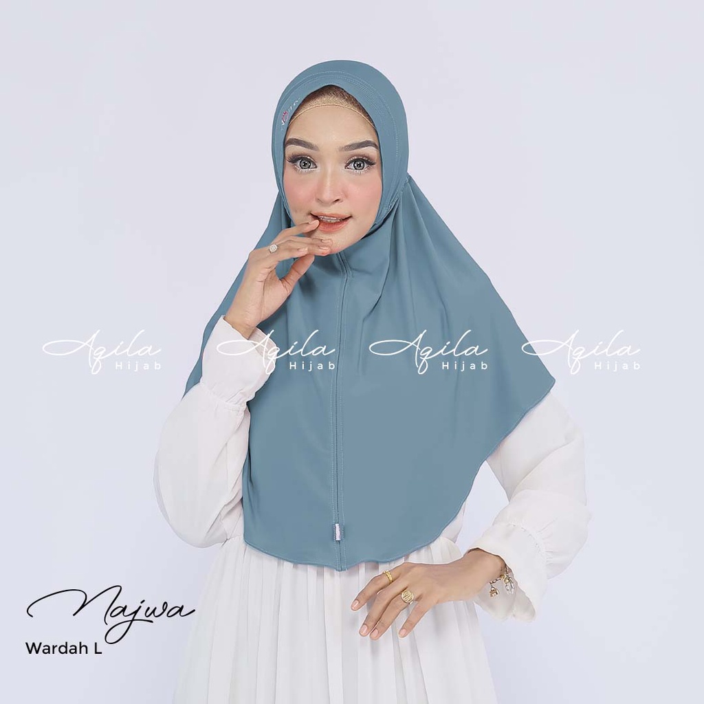 Jual AQILA HIJAB - Najwa (Pet Serut Bulat) | Jersey Premium | Hijab ...