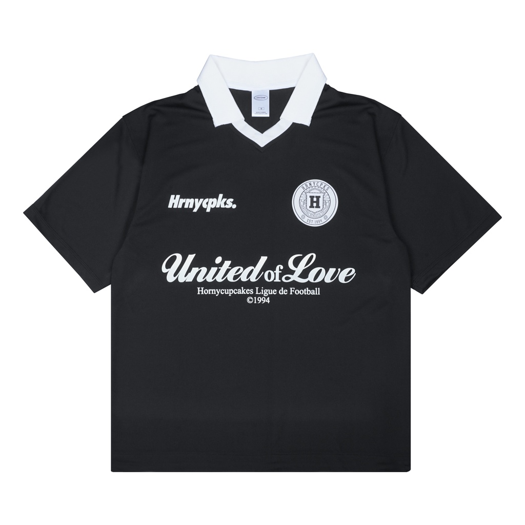 Jual Hornycupcakes United Black Oversize Boxy Jersey Shopee Indonesia