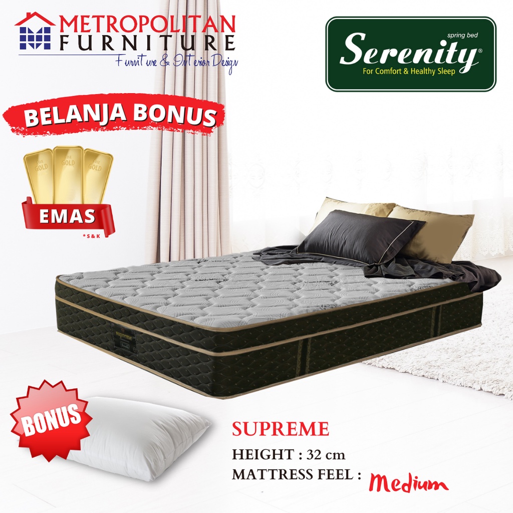 Jual Kasur Springbed Elite Serenity Supreme Spring Bed matras | Shopee ...