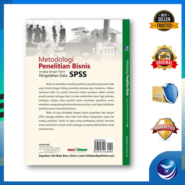 Jual Metodologi Penelitian Bisnis, Lengkap Dengan Teknik Pengolahan ...